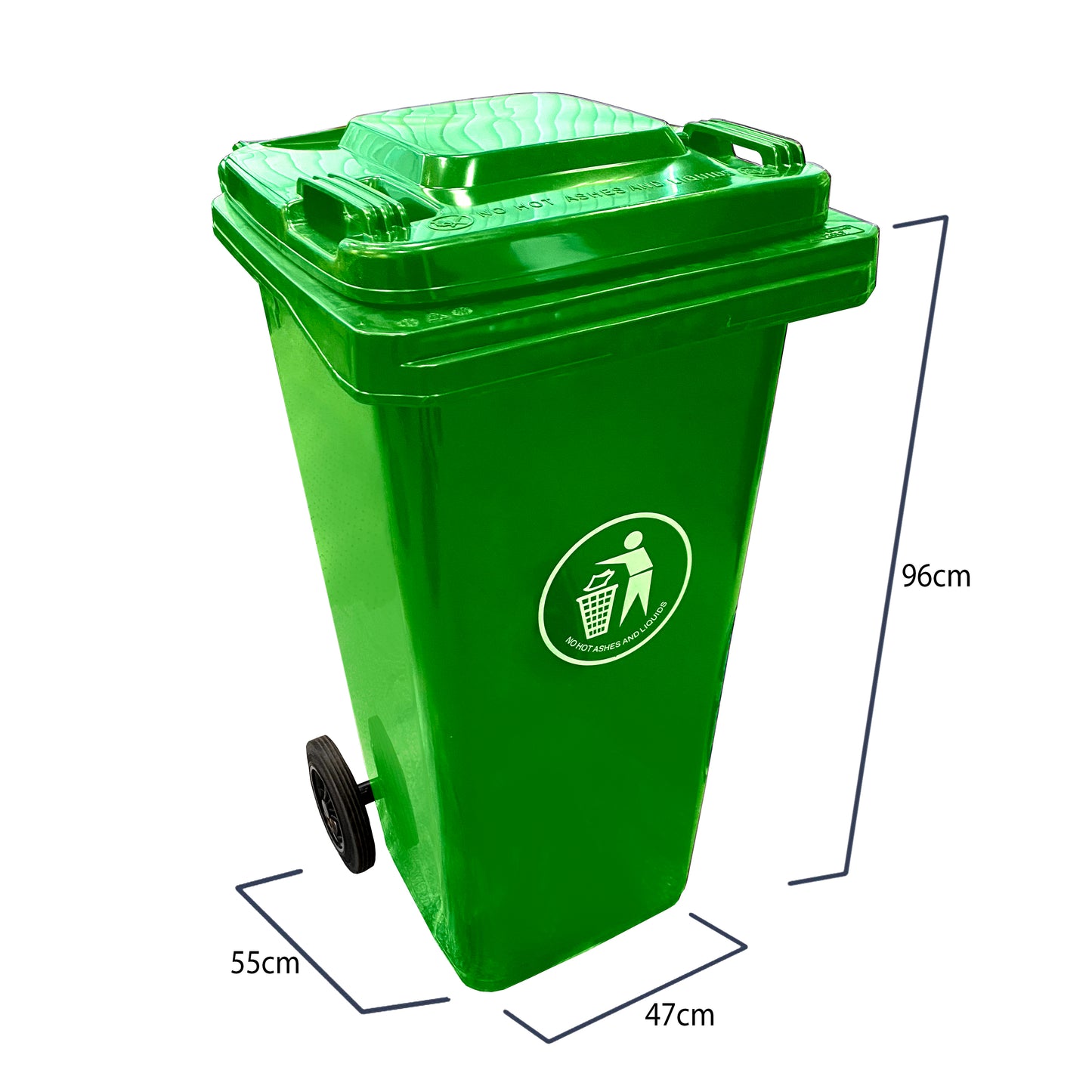 120 Litre Green Wheelie Bin