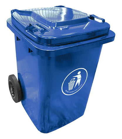 80 Litre Blue Wheelie Bin