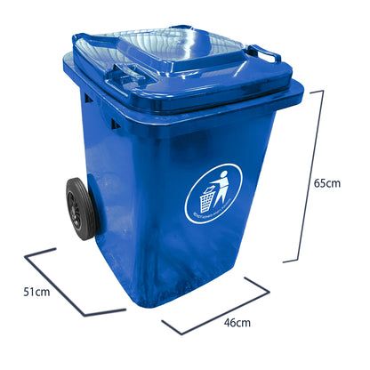 80 Litre Blue Wheelie Bin