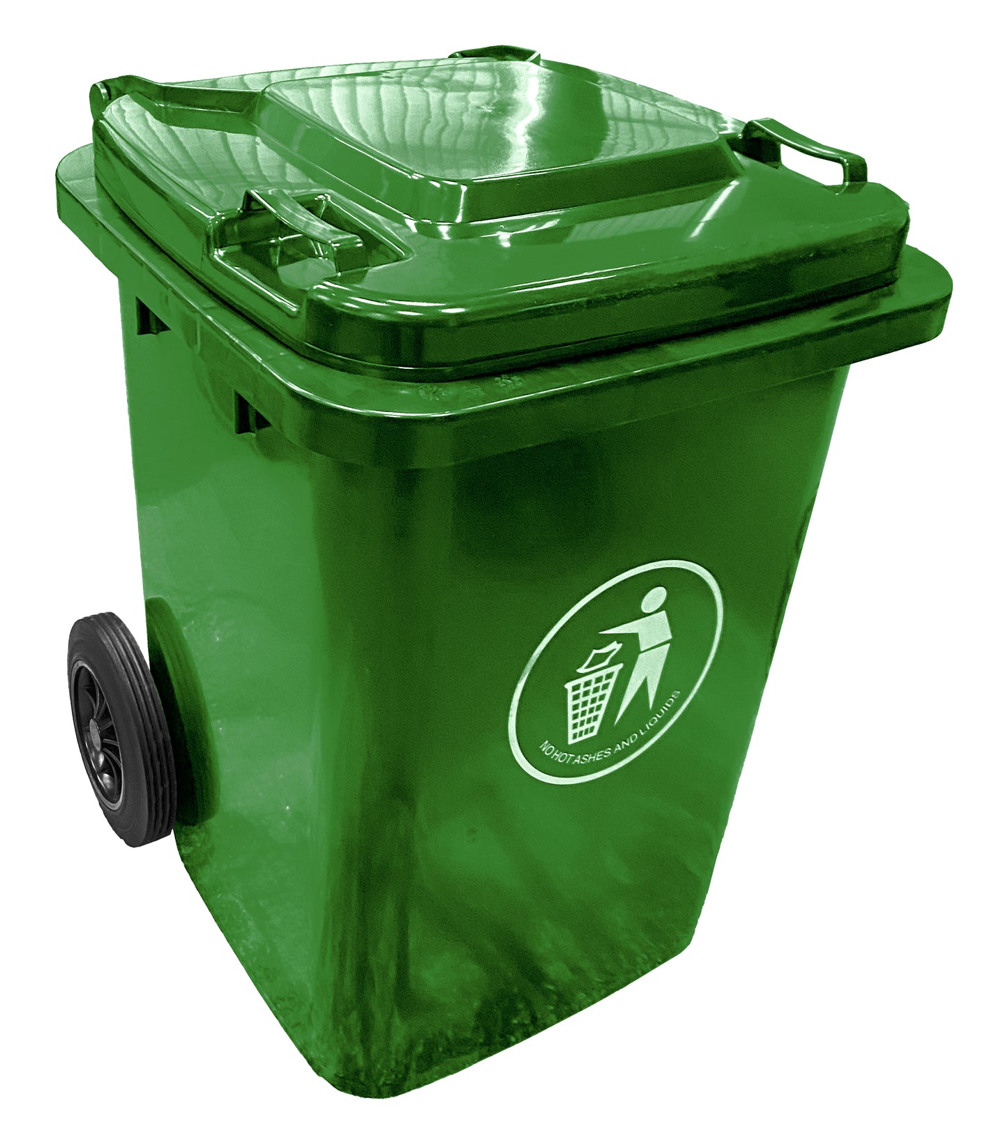 80 Litre Green Wheelie Bin