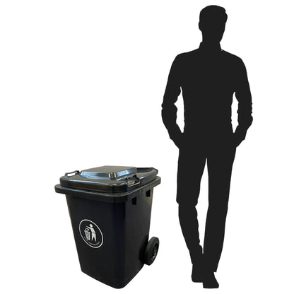 80 Litre Green Wheelie Bin