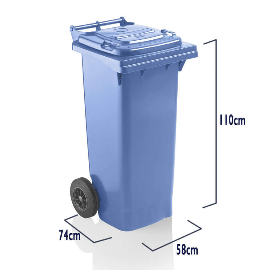 Blue 240 Litre Wheelie Bins For Sale